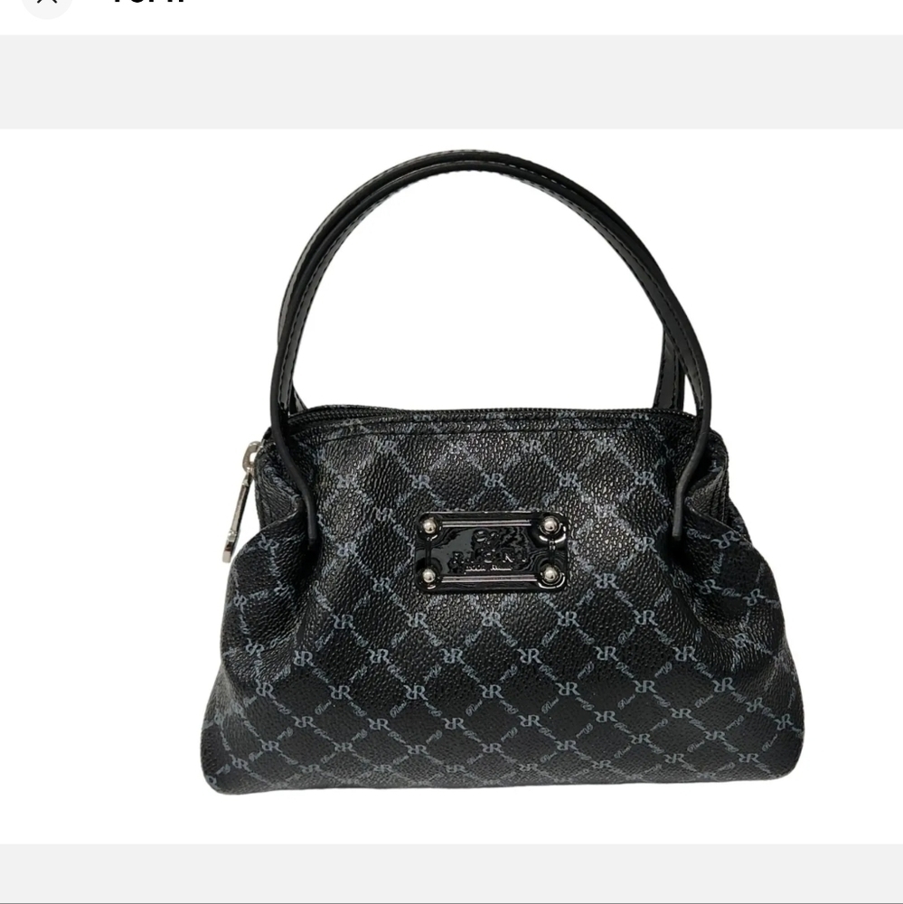 Rioni Signature black baby evening bag